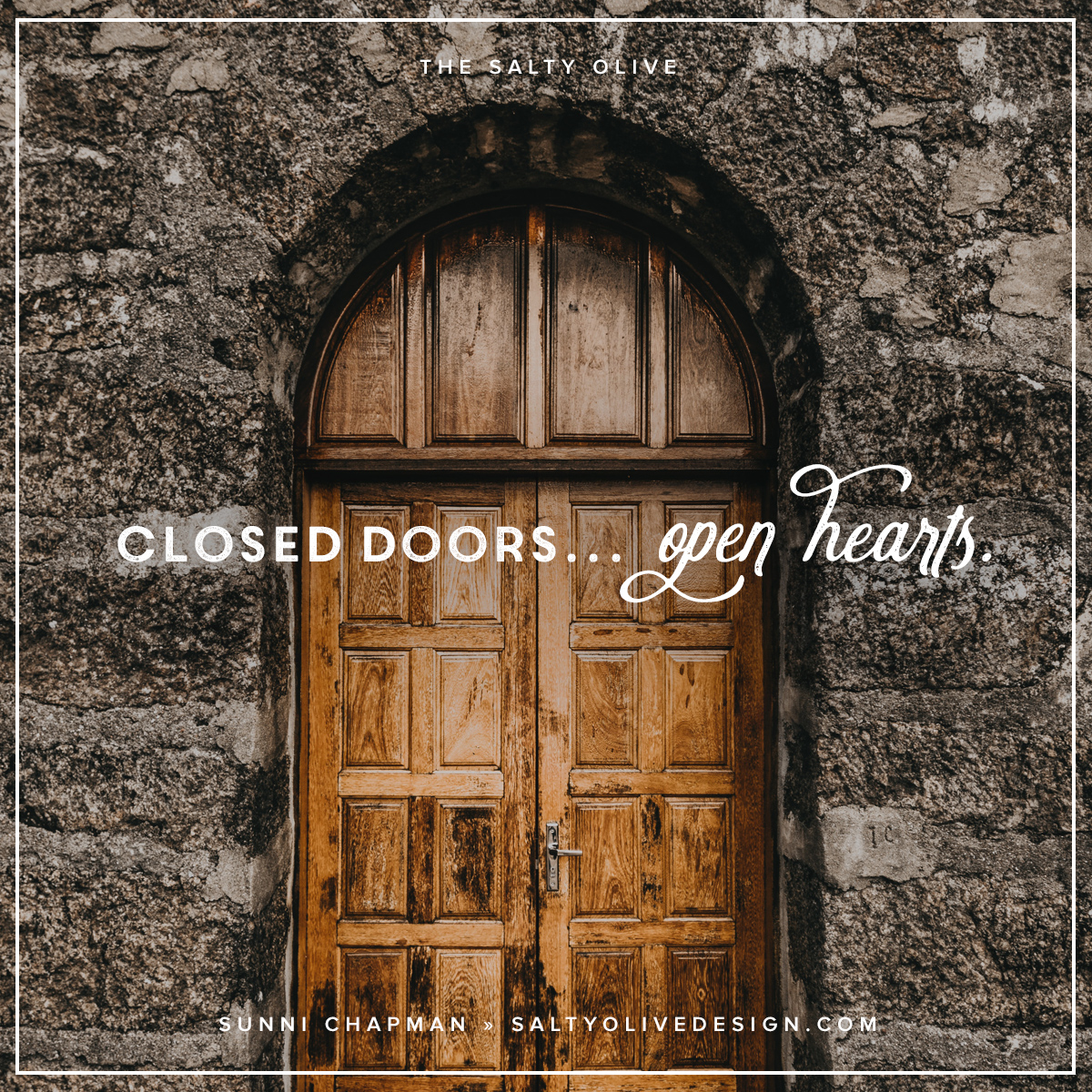 Open Eyes, Open Hearts, Open Doors